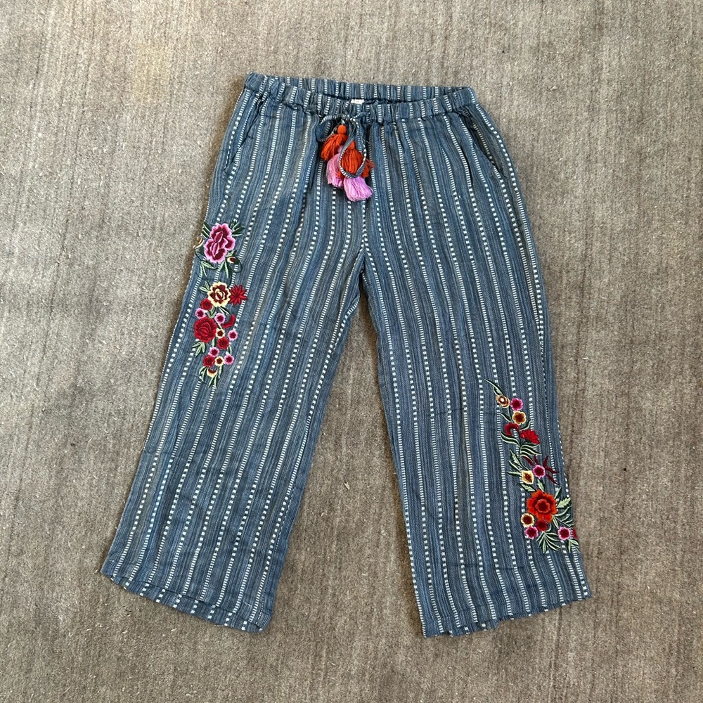 RAGA Blue Textured Pants